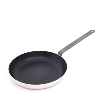 China Sustainable High Quality Sandy Polished Nonstick Pan Frying Cookware Induction Bottom for sale