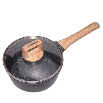 China Viable Generic Sauce Pan Stainless Steel 16cm Non Coated Die Cast Stick for sale