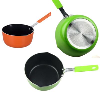 China Non viable factory sale aluminum milk pan/pot hot kitchen stick sauce pan for sale