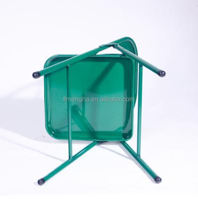 China Wholesale Adjustable Cheap PP Plastic Portable Camping Toddler Outdoor Plastic Used Folding Table Chair With Metal Leg For Garden for sale