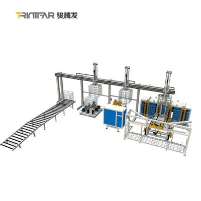 China Machinery Repair Shops 1000L IBC Tubular Cage Frame Stainless Steel IBC Container Production Line for sale