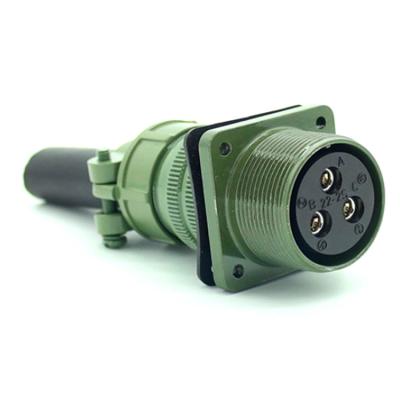 China Waterproof Medical Chinese Electrical Factory Screw Connector 3Pin 5015 Military for sale