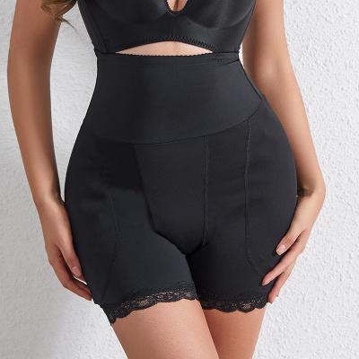 China Anti-Bacterial s-3XL high waist trainer Buttock lifting bodysuit shapewear tight belt for women with pads for sale