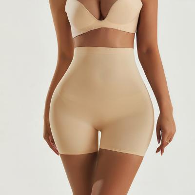 China Anti-Bacterial High Waist Elastic Tummy Control Slim Seamless Butt Lifter Women Bodyshaper Shorts for sale