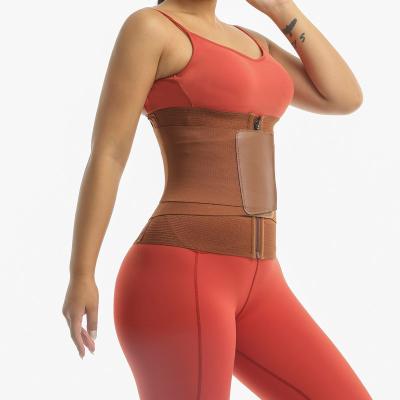 China Anti-Bacterial Shaping Waist Trainer Tight Waist Control Abdominal Belt Body Shapewear Bodysuit Waist Support Corset For Women for sale