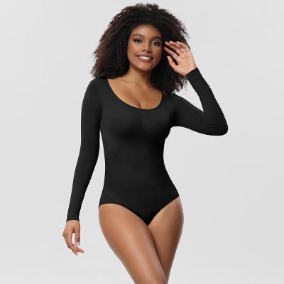 China Anti-Bacterial Tummy Firm Control plus size High Waist seamless Shapewear Bodysuit panty For fat Women for sale