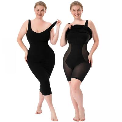 China Anti-Bacterial Slim Backless Shapewear Slip Dress 8 In 1 Maxi Sleeveless Sculpting Tummy Control Body Dress With Built In Shaper for sale