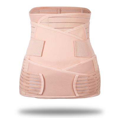 China Anti-Bacterial Popular 3 in 1 Women Body Shaper abdominal binder Postpartum Belly Wrap band for sale