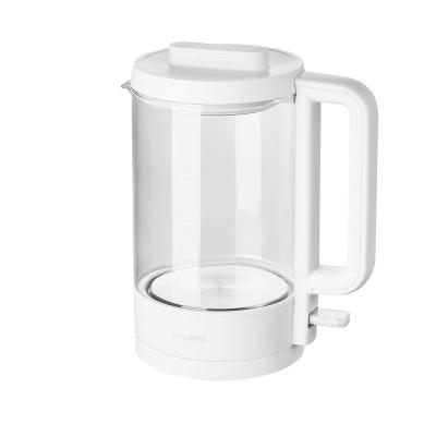 China Keep hot Borosilicate glass joyami transparent electric kettle 304 stainless heating plate 1.5L for sale