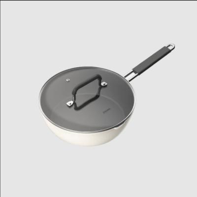 China Joyami Viable Official Wok Multifunctional Chef's Pan With Tempered Glass Detachable Lid for sale