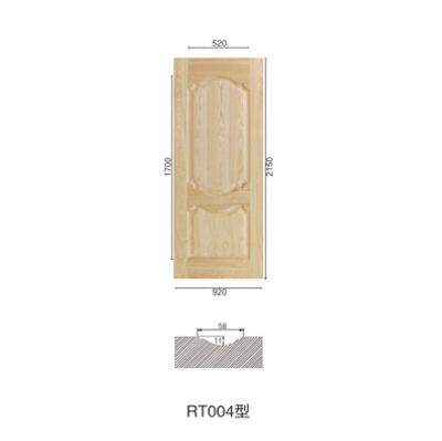 China Hot Products Modern Doors Modern Solid Wooden Door Hotel Room Semi-solid Wooden Door for sale