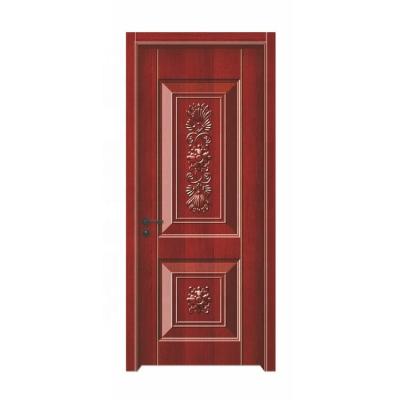 China Newest Modern Design Main Entry Door Modern Wood Solid Carved Room Interior Wood Door High Quality Factory Price for sale