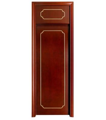 China Modern Wood Doors Cheap Price Graphic Design Paint High Quality Solid Wood Door for sale