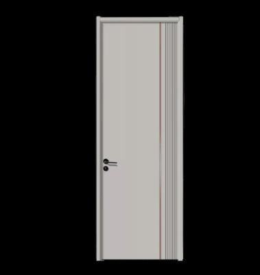 China Factory Price Doors Security Waterproof Solid Wood Doors With Modern Door Handle for sale