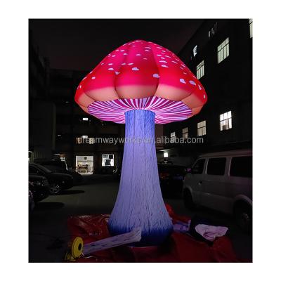 China Oxford Cloth 3m Giant Inflatable Mushroom , Decoration Inflatable Mushrooms For Music Festival for sale