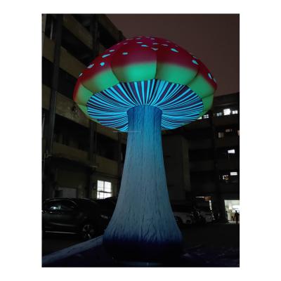 China Oxford Cloth 3m Giant Inflatable Mushroom , Decoration Inflatable Mushrooms For Music Festival for sale