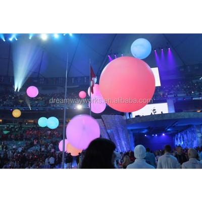 China Decoration for Events LED Lighting Inflatable Interactive Balls Throw Balloon Light Wholesale for sale