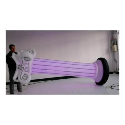 China Decoration For Events 2021 Outdoor Decorative Inflatable Roman Pillar, Led Lighting Inflatable Column for sale