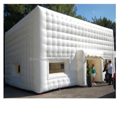 China PVC coated 2021 Oxford cloth high quality giant inflatable cube tent for sale for sale