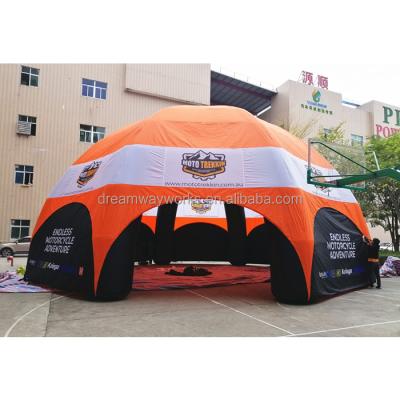 China PVC Coated Oxford Cloth 40 Feet Inflatable Tent Spider , Large Inflatable Spider Tent For Events for sale