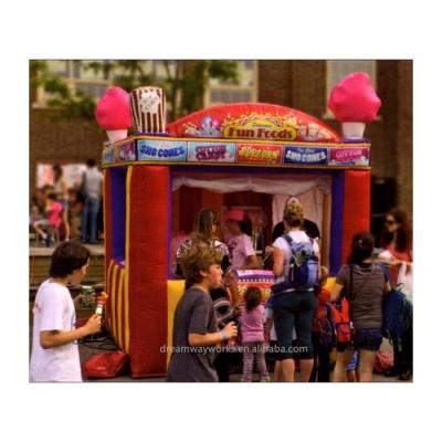 China Same as picture or custom as your require 2021 Top Selling Inflatable Mini Treat Shop, Carnival Concession Stand For Sale for sale