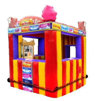 China Same As Picture Or Custom As Your Require 2021 Inflatable Fast Food Carnival Treat Shops / Food Stand Up Sale for sale