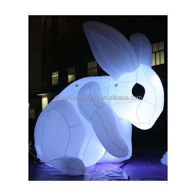 China Same as picture or custom as your require 2021 hot sale giant inflatable rabbit for advertising for sale