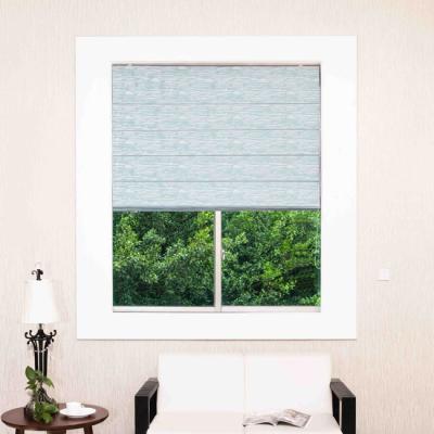 China Custom Movable Roman Curtain Roman Shades In Window Blinds - Double Blackout Blinds Waterproof Roman Shades for sale