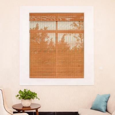 China Blackout New Style Chinese Waterproof Bamboo Shade Curtains Roll Woven Roman Bamboo Shades for sale