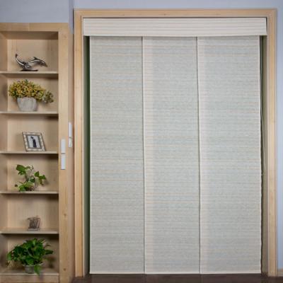 China Jute Material Minimalist Natural Eco Friendly Design Woven Room Divider Sliding Panel Pathway House Center Shades for sale