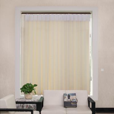 China Minimalist 100% Polyester Sunshade Fabric Vertical Blinds Low Price for sale