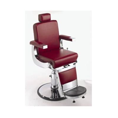 China Modern Hot Selling Salon Hairdressing Beauty Equipment Hair Cutting Hydraulic Pump Synthetic Leather Extended Barber Chair for sale