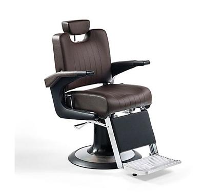 China Modern Hot Selling Salon Hairdressing Beauty Equipment Hair Cutting Hydraulic Pump Synthetic Leather Extended Barber Chair for sale