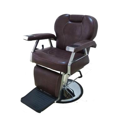 China Modern Hot Selling Salon Hairdressing Beauty Equipment Hair Cutting Hydraulic Pump Synthetic Leather Extended Barber Chair for sale