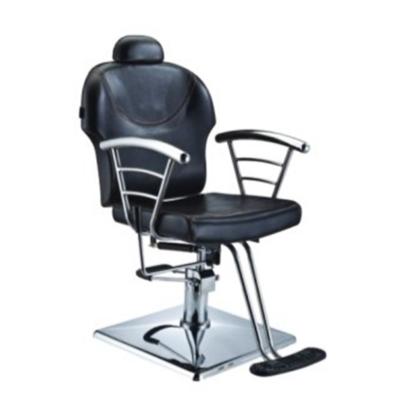 China Modern Hot Selling Salon Hairdressing Beauty Equipment Hair Cutting Hydraulic Pump Synthetic Leather Extended Barber Chair for sale