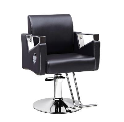 China Modern Hot Selling Salon Hairdressing Beauty Equipment Hair Cutting Hydraulic Pump Synthetic Leather Extended Barber Chair for sale