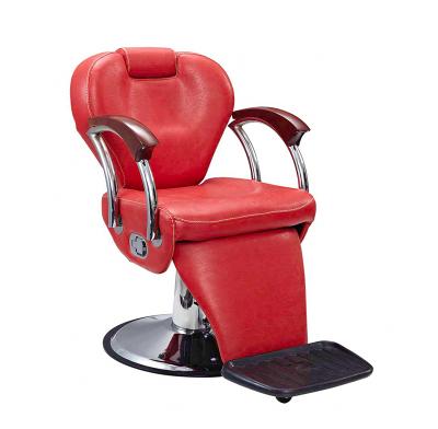 China Modern Hot Selling Salon Hairdressing Beauty Equipment Hair Cutting Hydraulic Pump Synthetic Leather Extended Barber Chair for sale