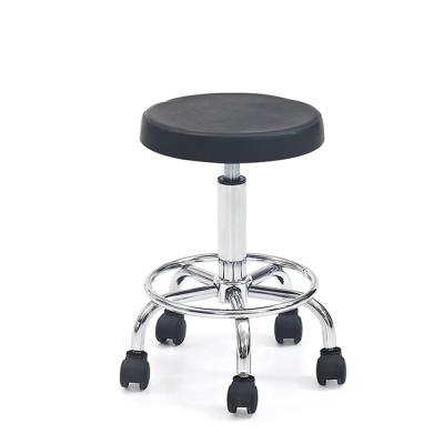 China Modern PU Leather Restaurant Dining Bar Stool Haircutting Waiting Chair Salon Furniture Barber Shop Shaving Chair for sale