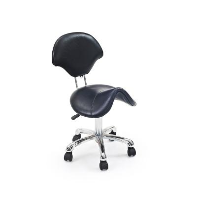 China Modern PU Leather Restaurant Dining Bar Stool Haircutting Waiting Chair Salon Furniture Barber Shop Shaving Chair for sale