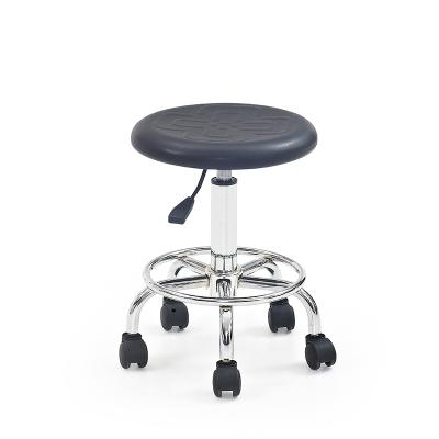 China Modern PU Restaurant Dining Stool Shop Shaving Rest Furniture Salon Chair Barber Haircutting Bar Stool Back for sale