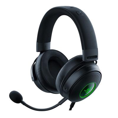 China Original Razer Kraken V3 Headband Wired USB Gaming Headset: Triforce Titanium 50mm Drivers - THX Spatial Chroma RGB Audio Lighting for sale