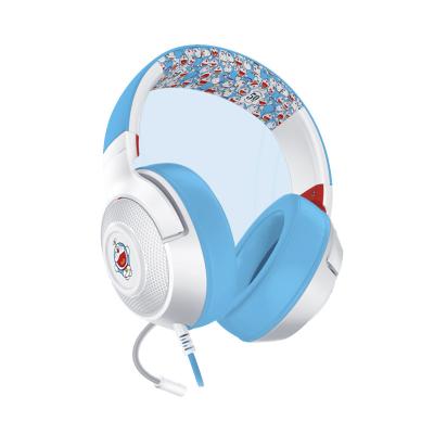 China Edging 7.1 - Original Razer Kraken X Doraemon Gaming Headset 3.5mm Essential 50th Anniversary Sound Headband Wired Earphone for sale