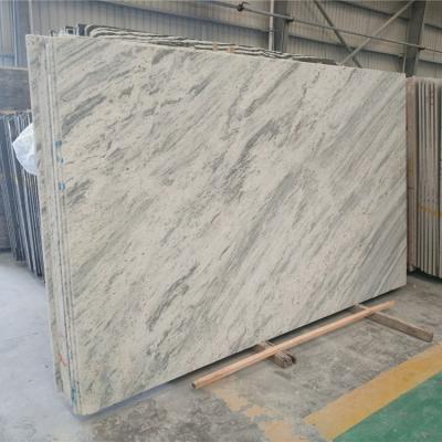 China New River Modern Polished White Granite Slabs For Kitchen Countertops And Vanity Tops Worktops for sale