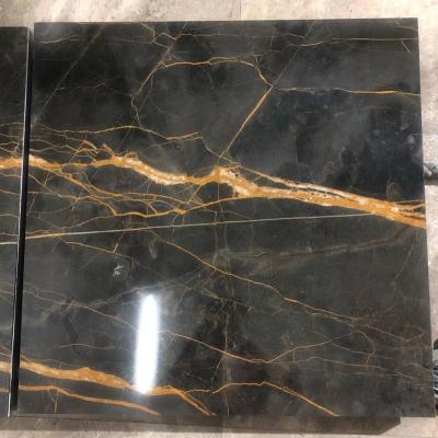 China St Black Black Modern Natural Laurent Marble Natural Marble Slabs For Wall Tile Decoration for sale