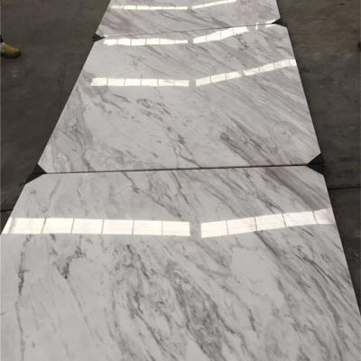 China Natural Stone Jazz White Marble Slabs, Tile Floors, Quarry Modern Export Greece Countertops for sale