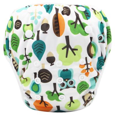 China Lazyrabbit new product cloth diaper baby sale printed swim diapers waterproof washable diaper baby swim pants for sale