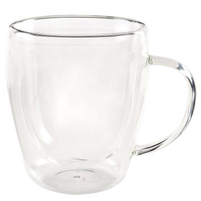 China Sustainable Double Single Glass Drink Mug For Men And Women for sale