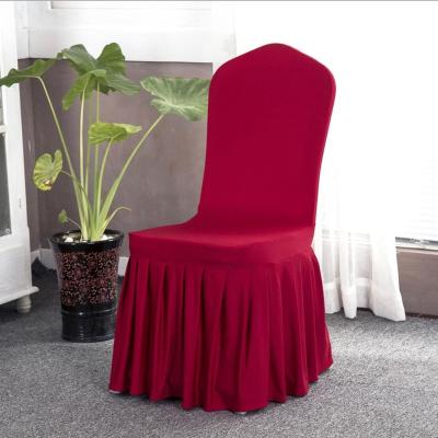 China Wholesale Cheap Strong White Stretchable Stretchable Lycra Standard Size Lycra Spandex Hotel Party Banquet Wedding Chair Covers for sale