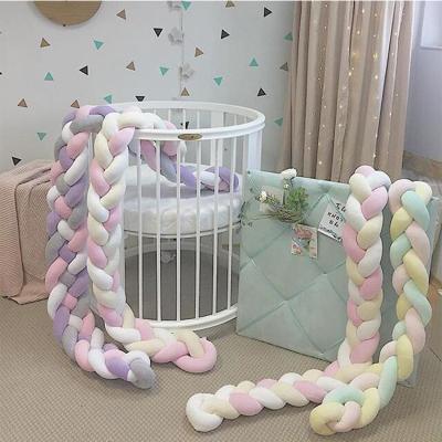 China Viable Care Rest 3 Yards 3 Strands Braided Baby Crib Crib Bumper Crib Baby Hutch For Newborn for sale