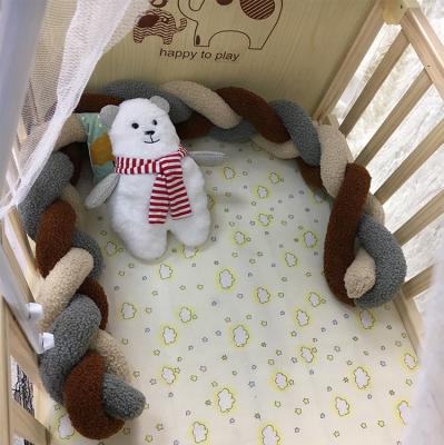 China Custom Viable Crib Bumper Baby Crib Bumper Trendy Hand Tied Braided Crib Baby Crib Bumper for Newborn for sale